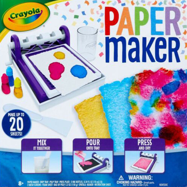 crayola paper maker paper making diy craft kit