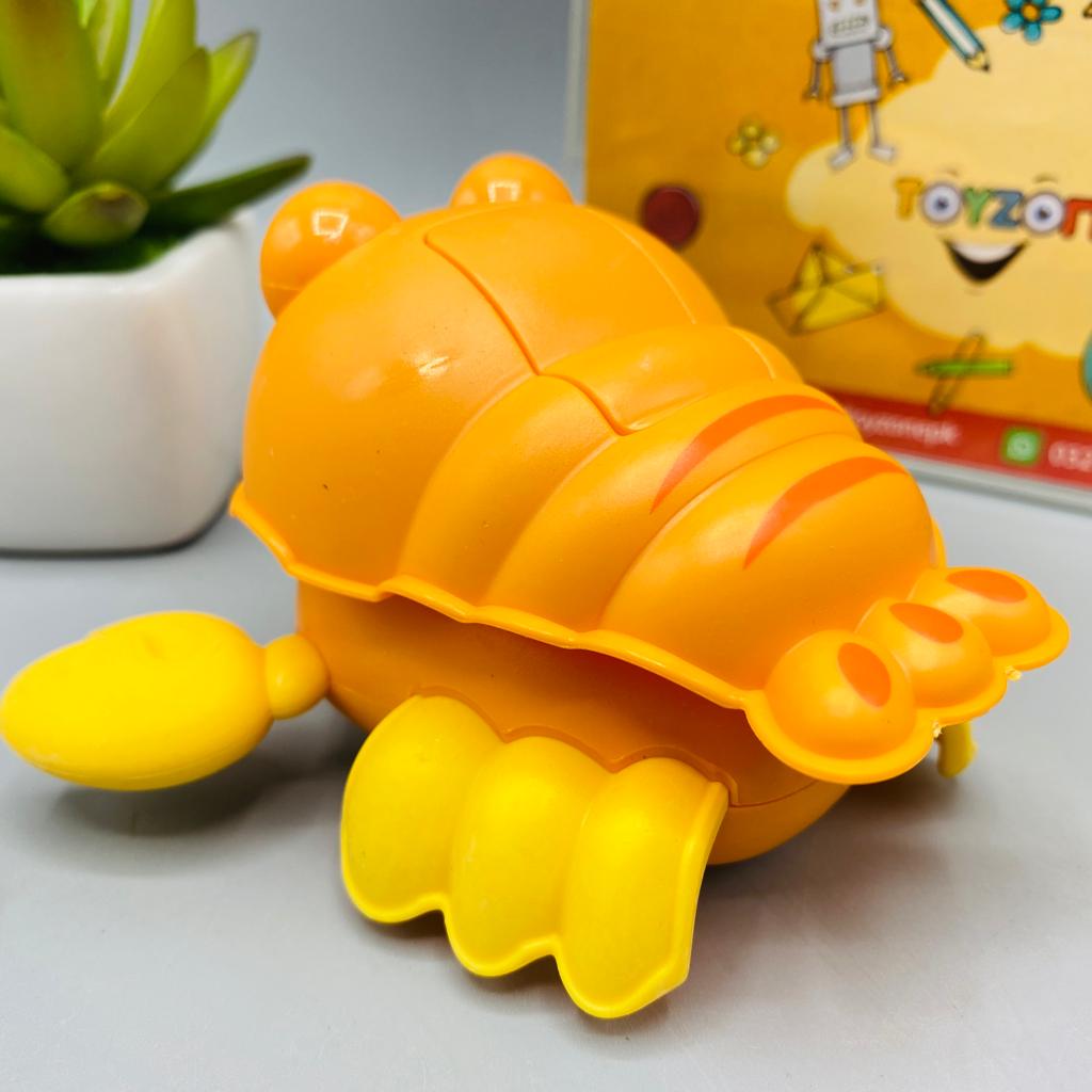 friction powered press and go crayfish lobster toy