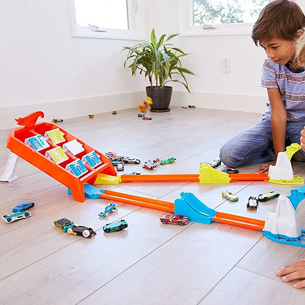 hot wheels action play set for 1 or 2 players