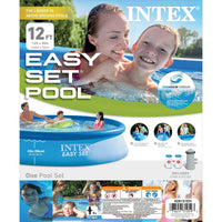 Thumbnail for intex 12 x 30 easy set above ground swimming pool filter pump