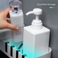 Thumbnail for Wall-mounted Storage Shelf Bathroom Shampoo Shower Shelf Holder