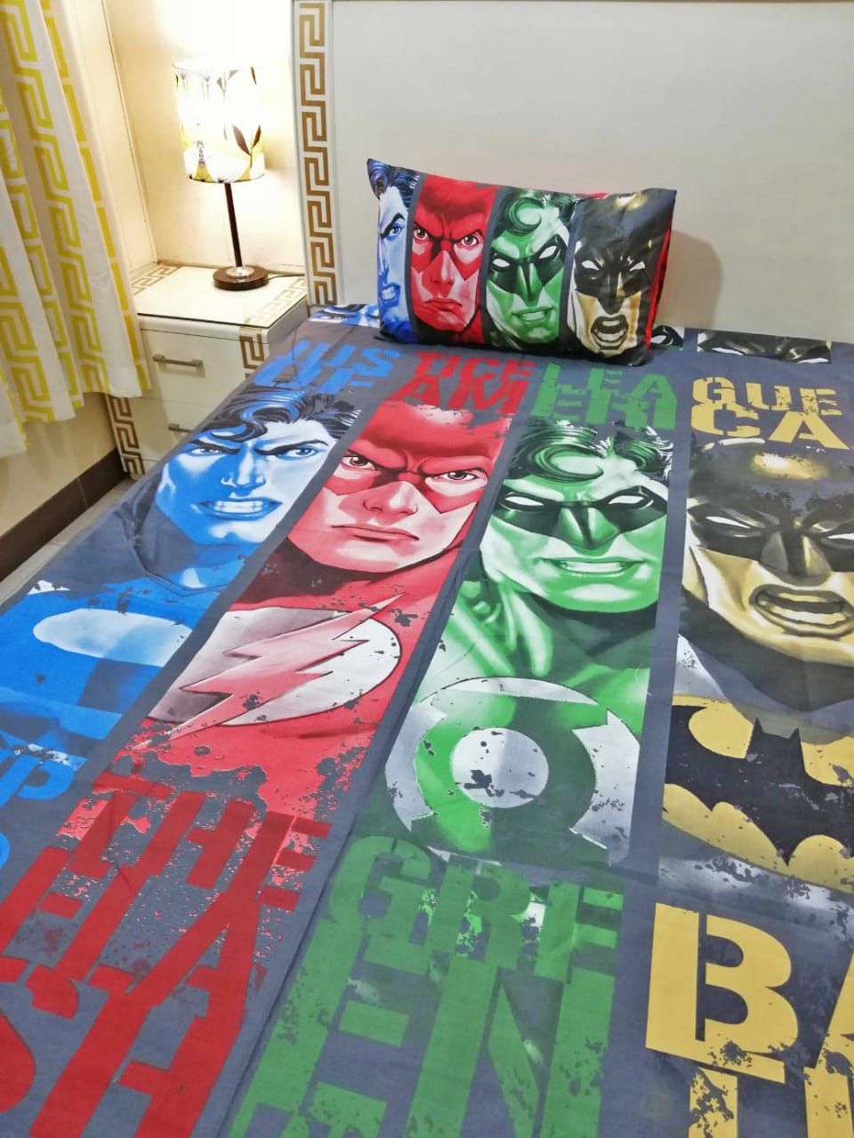 Justice League Bedsheet For Kids