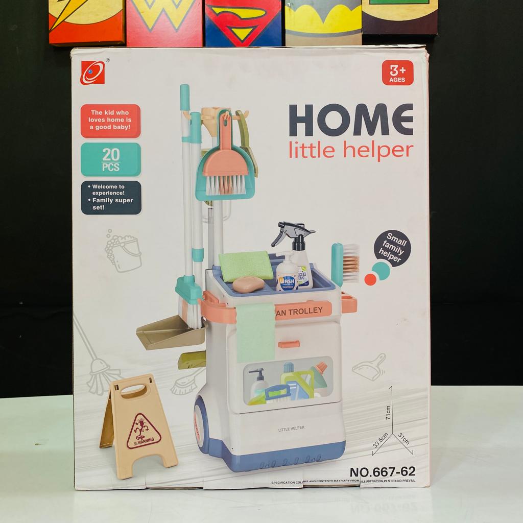 Home Cleaning Trolley Set For Kids
