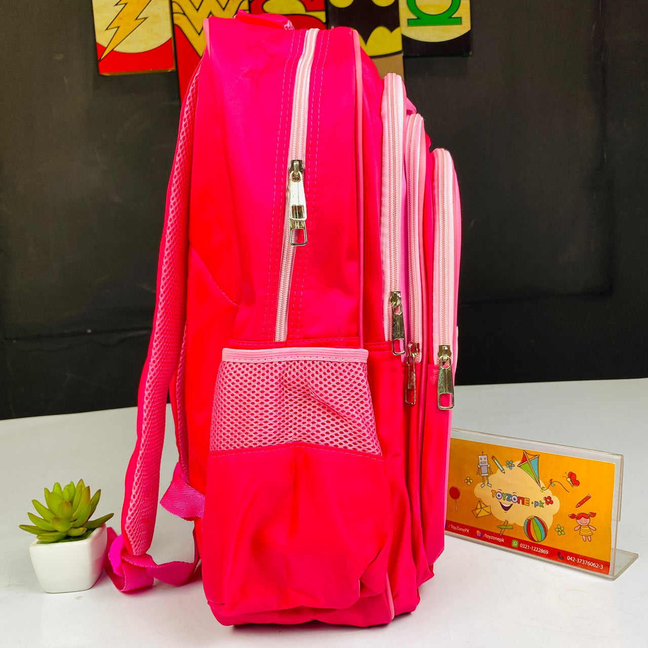 Unicorn Printed Pink School Bag For Kids