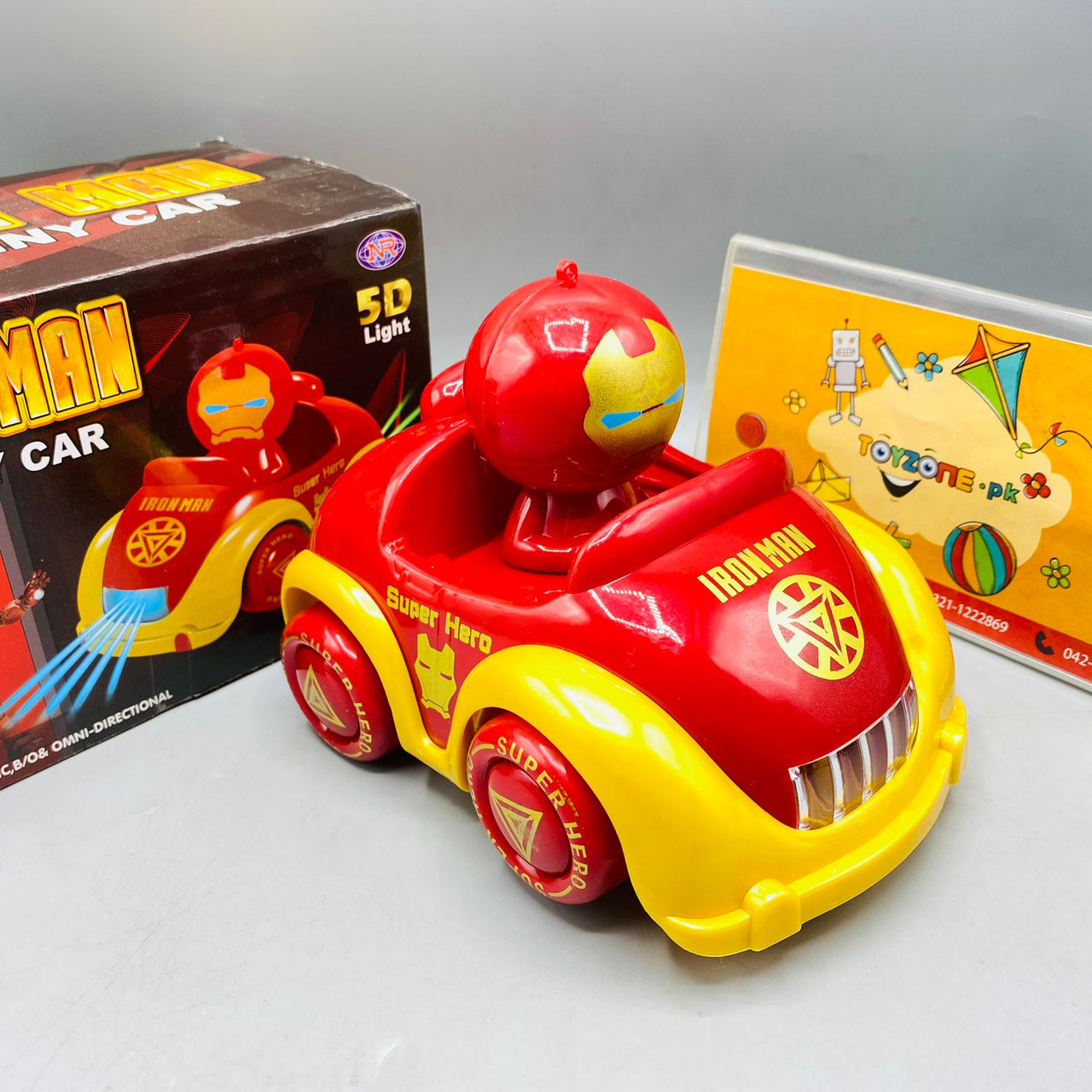 Iron Man 5D Light Car With Light & Music