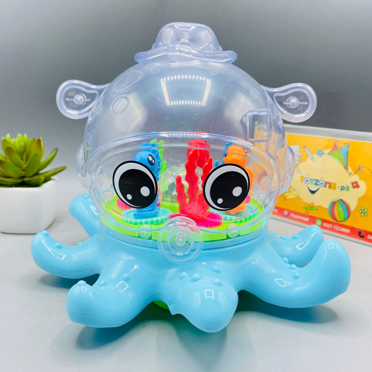 Battery Operated Octopus Gear Toy