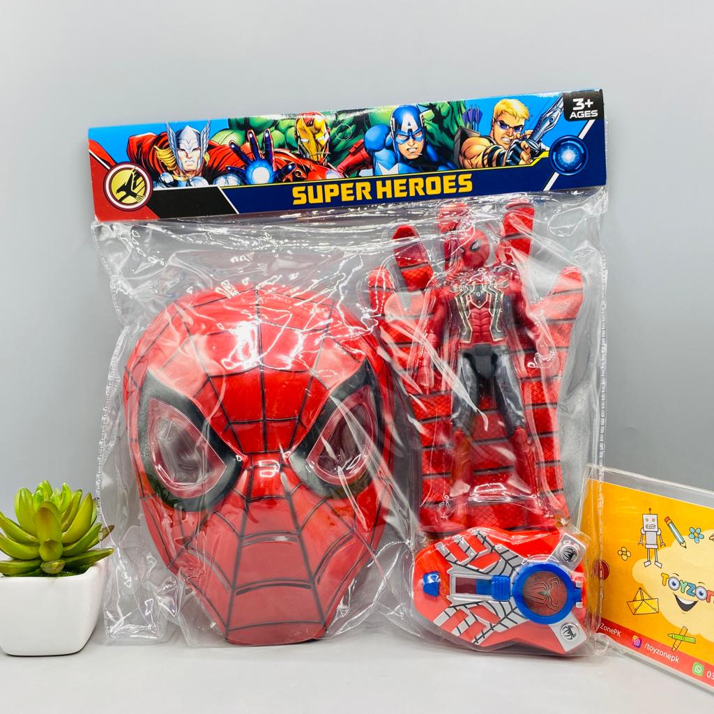 Spider Man Disk  Shooter With Figure