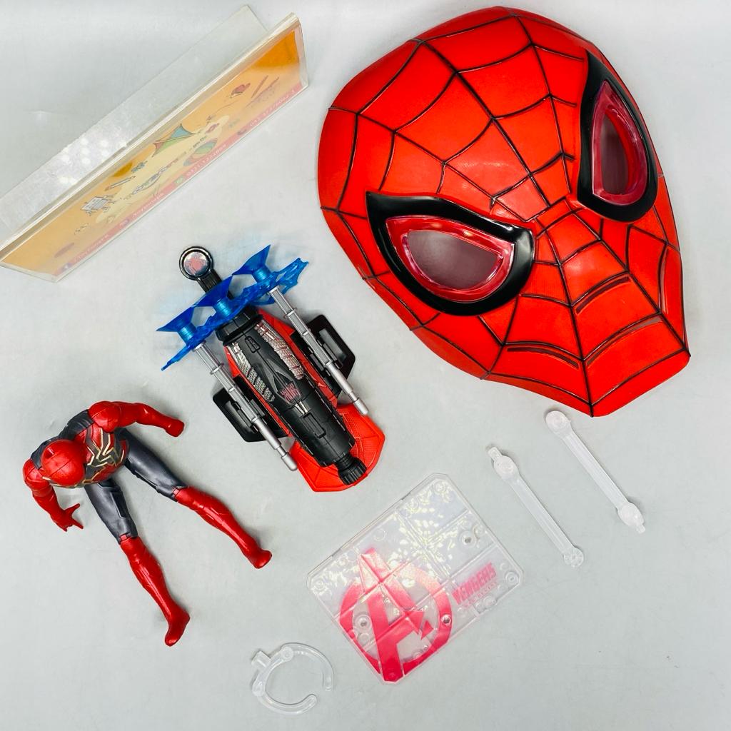 Web Shooter With Spider Man Figure And Light Mask