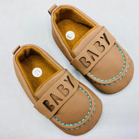 Thumbnail for Flat Baby Shoes in Coffee Color
