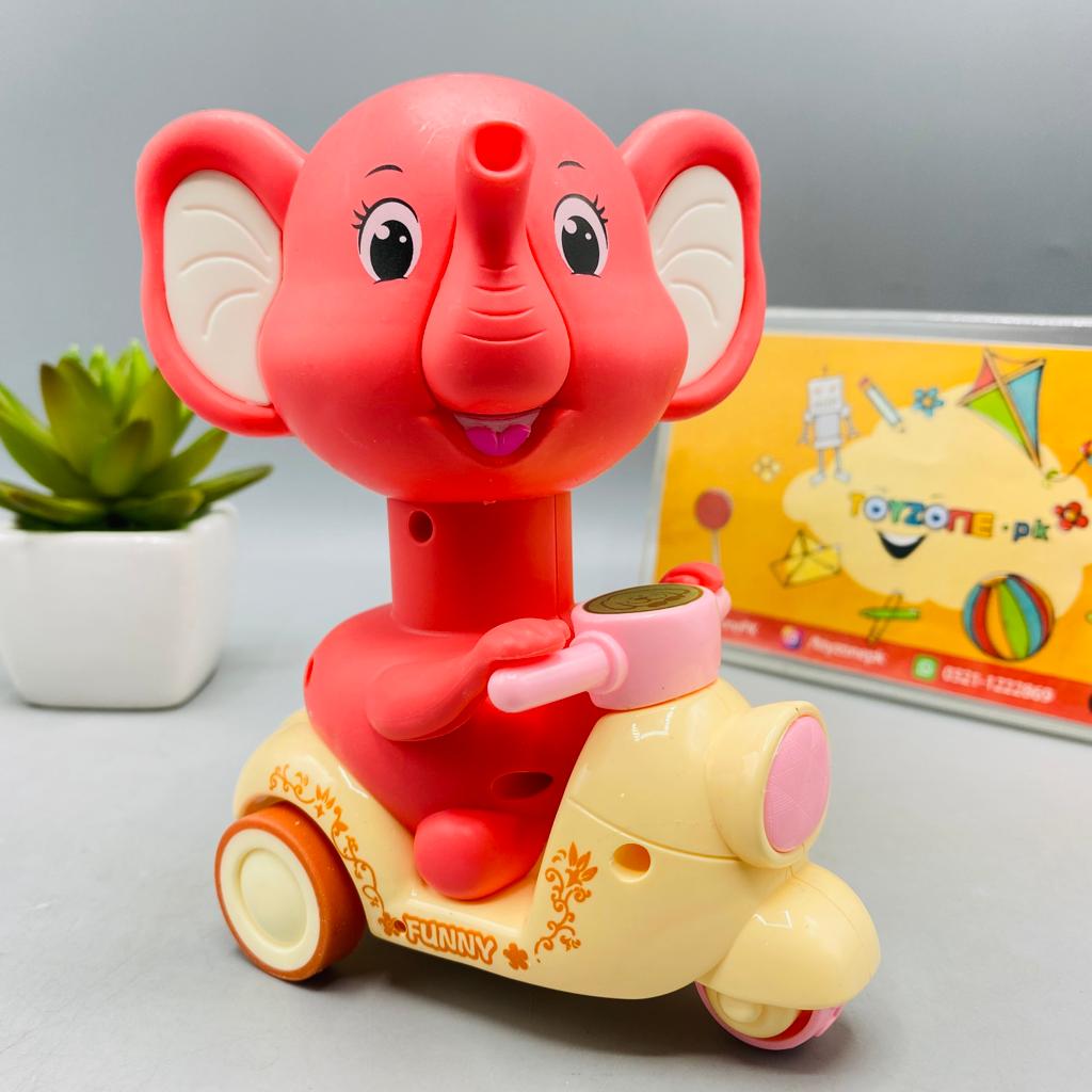 Animal Motorcycle Friction Toy
