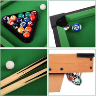Thumbnail for wooden billiard snooker game mini table set