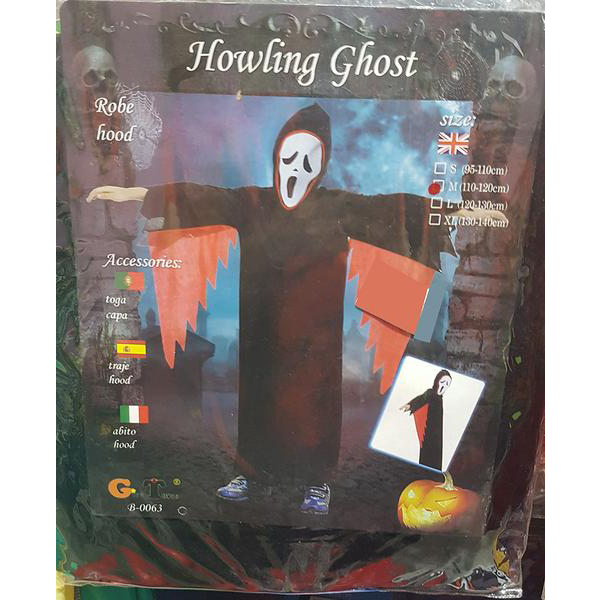 halloween howling ghost costume
