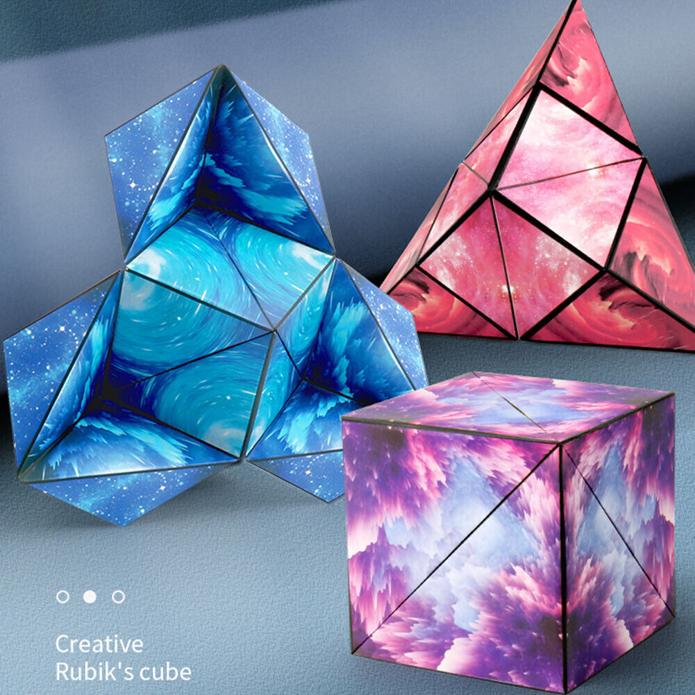 3D Geometric Brain Teaser Magic Cube