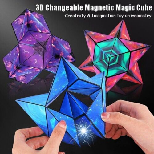 3D Geometric Brain Teaser Magic Cube