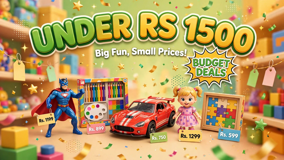 Toys Under Rs 1500 collection banner