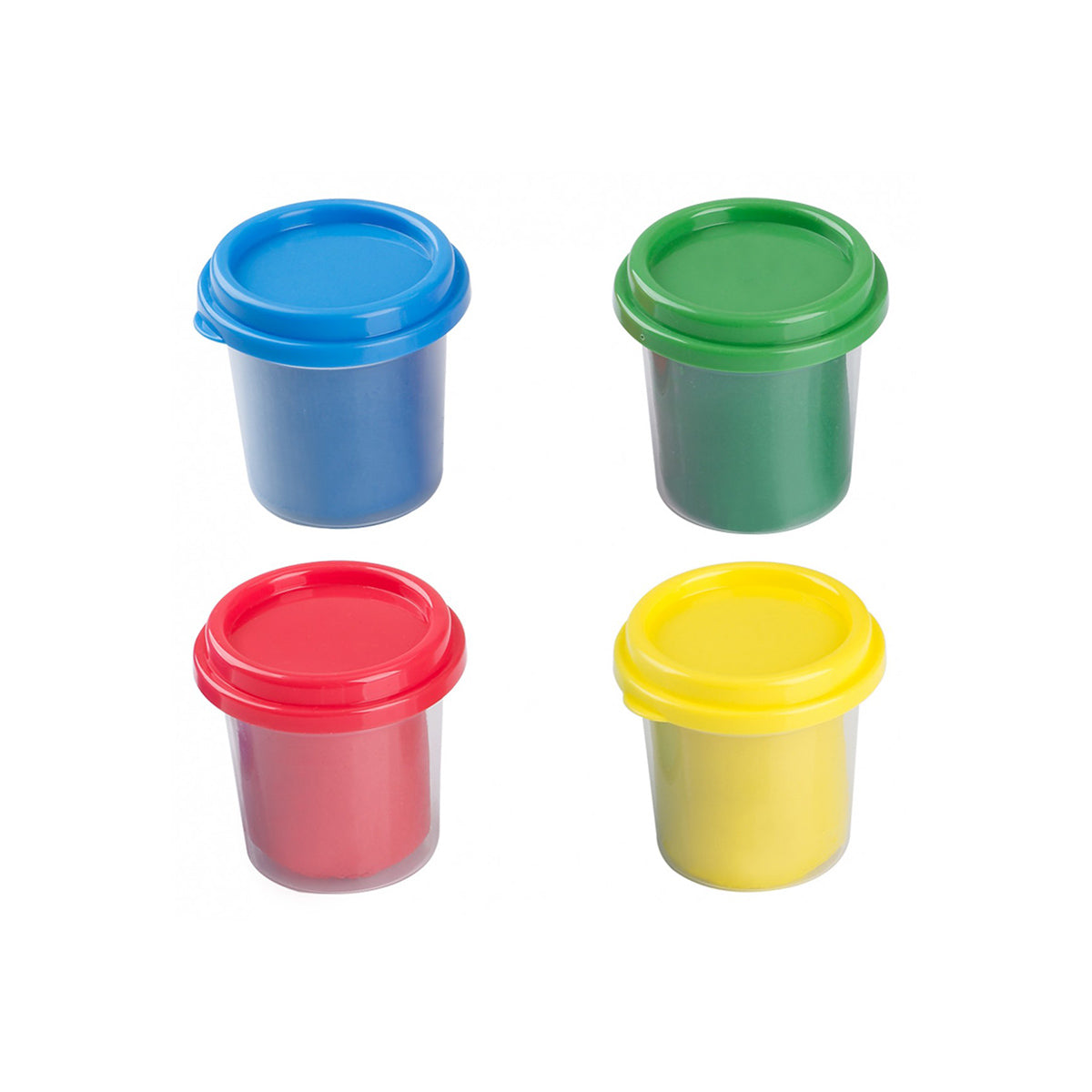 PlayGo Dough Plasticine Jars Set Of 4
