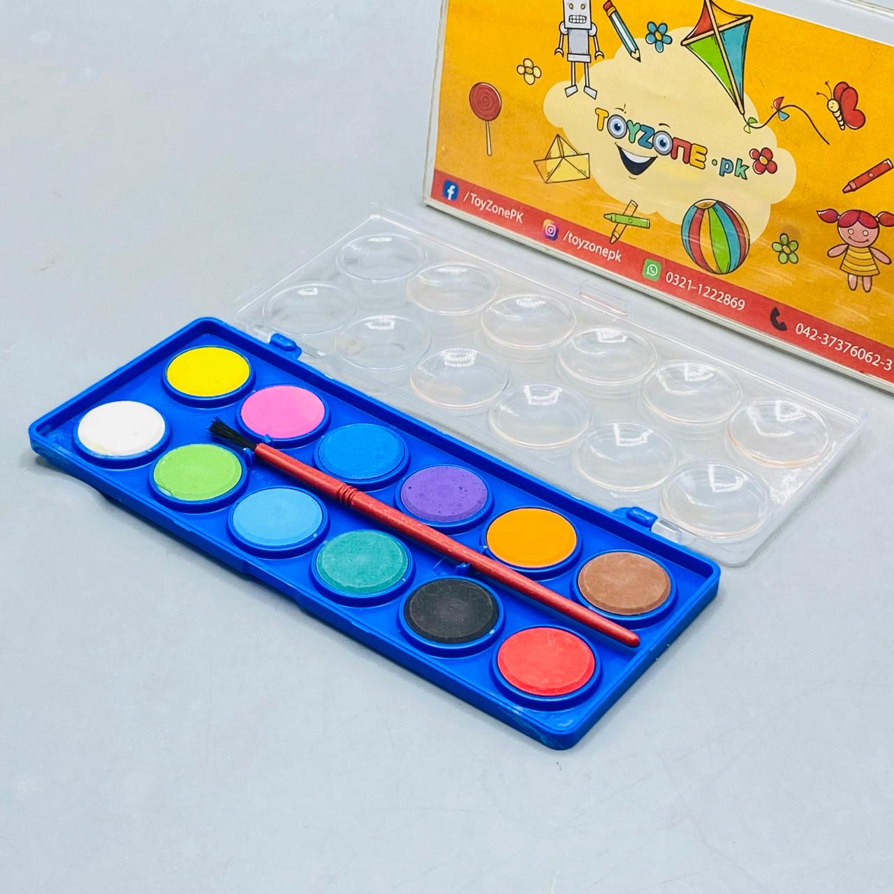 Water Paint & Brush 12 Color