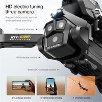 Thumbnail for Remote Control Drone with Triple Camera And Water Ball Shooter