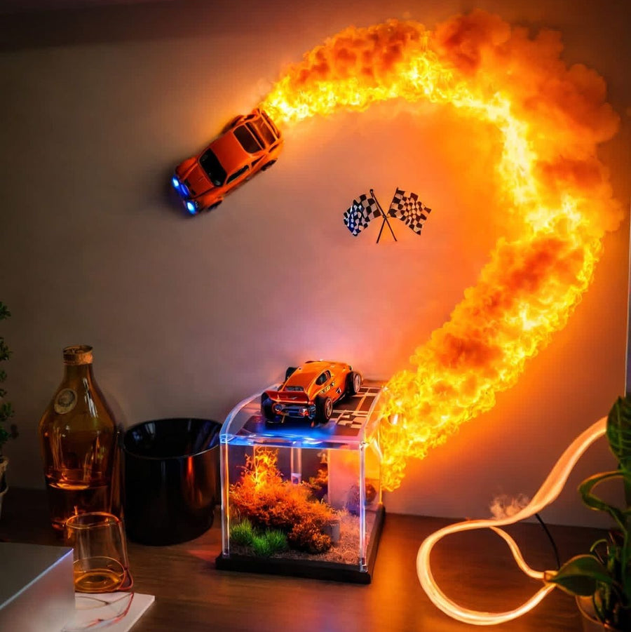 Racing Car LED Cloud Lamp Wall