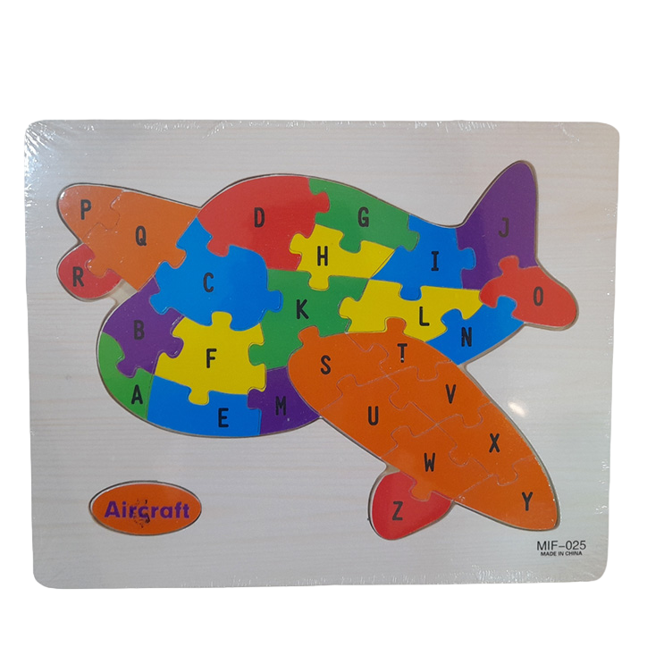 Colourful Learning Educational Puzzle Board – Aircraft