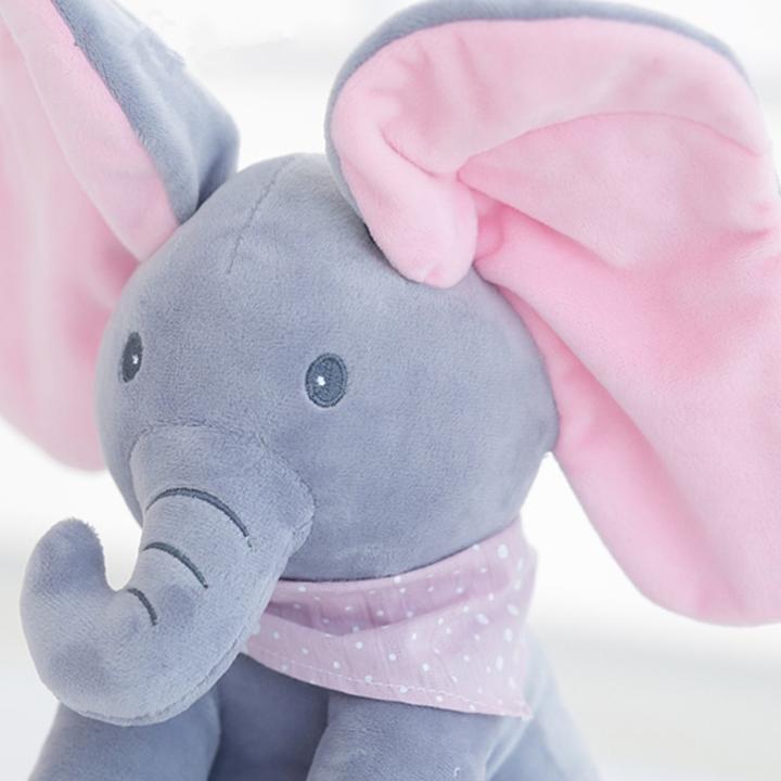 Adorable Elephant Peek-a-boo Plush