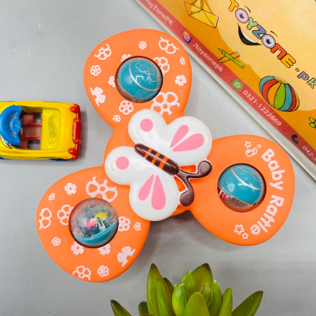 New Born Baby Rattle Spinners - 3 Pcs