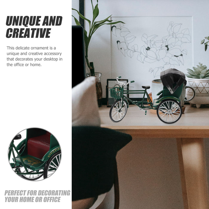 1:12 Scale Retro Nostalgic Style Tricycle Toy