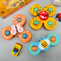 Thumbnail for New Born Baby Rattle Spinners - 3 Pcs
