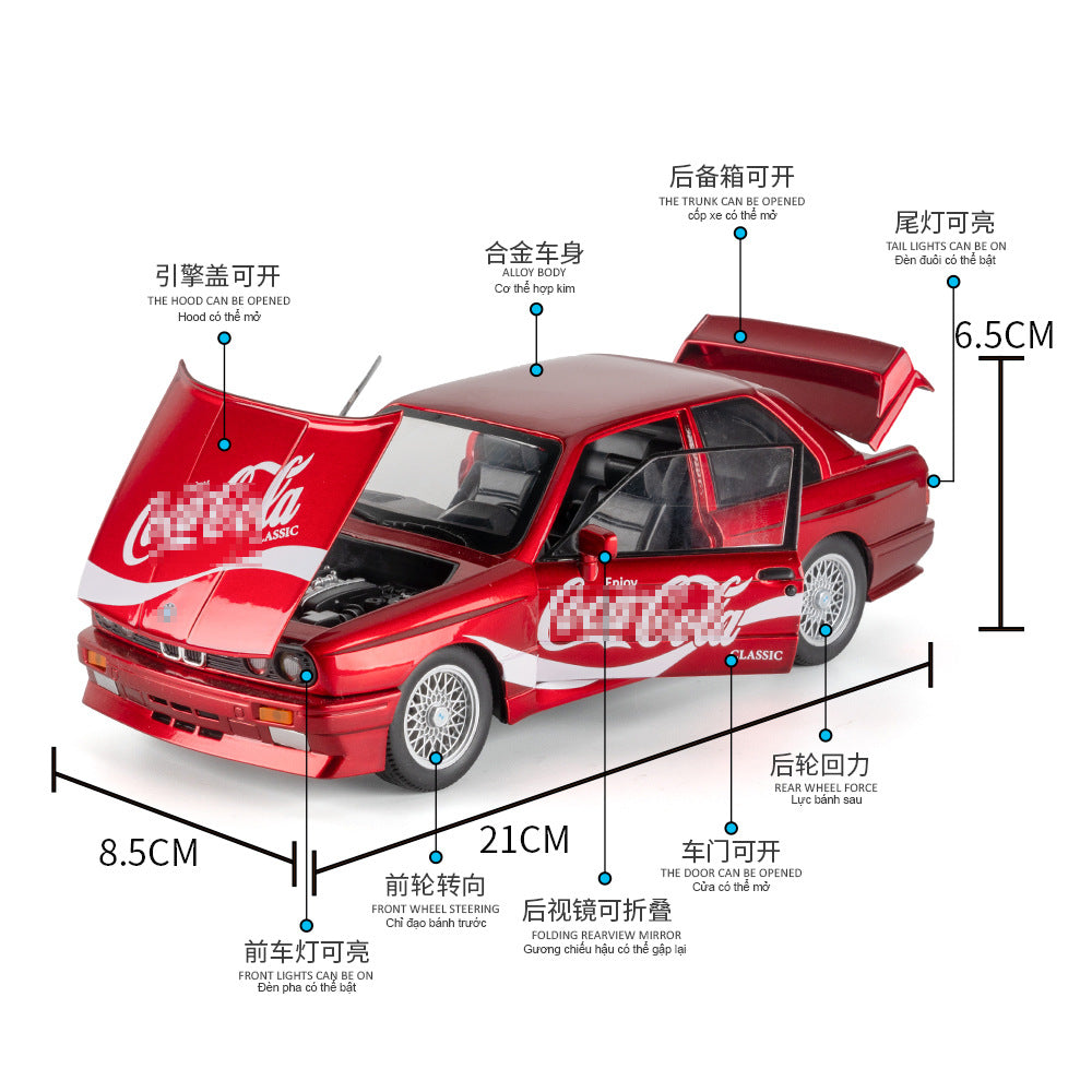 1:24 Diecast BMW M3 Koka Kola