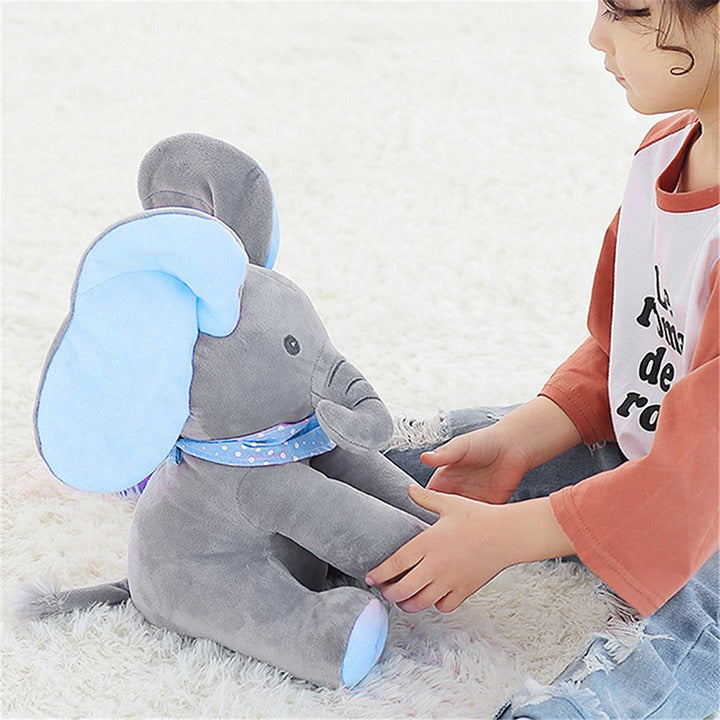 Adorable Elephant Peek-a-boo Plush