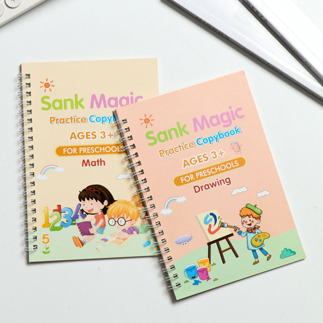 Sank Calligraphy Magic Book | Pack Of 4 Books