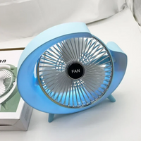 Thumbnail for Multifunctional USB Charging Desktop Portable Fan With RGB Light