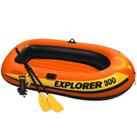 Thumbnail for Intex Explorer 300 Inflatable Boat for 3 Persons