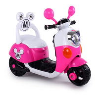 Thumbnail for 6V Minnie or Mickey Electric Rechargeable Scooter For Kids