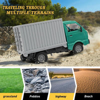 Thumbnail for Remote Control Freight Pickup Truck with Container Light And Smoke
