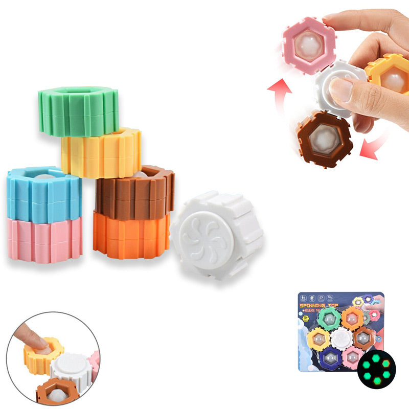 DIY Assembled Spinning Top Toy
