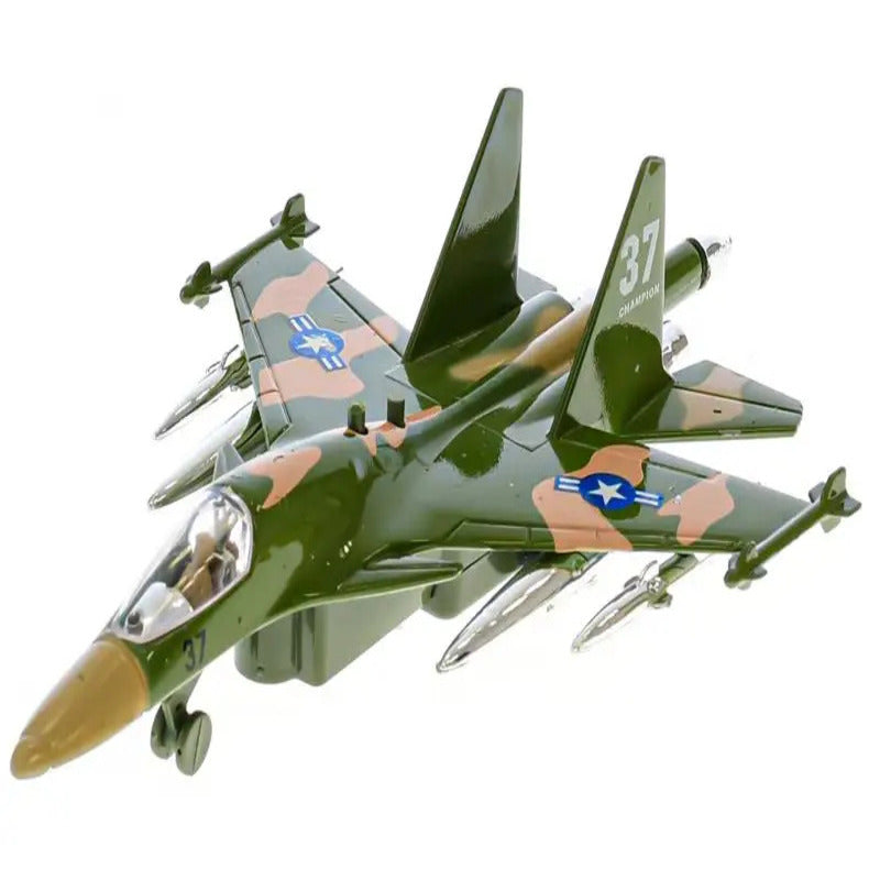 1:120 Diecast Model Military Airplane Assortment