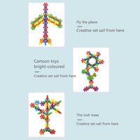 Thumbnail for 36 Piece Snowflake Building Block With 12 Different Color
