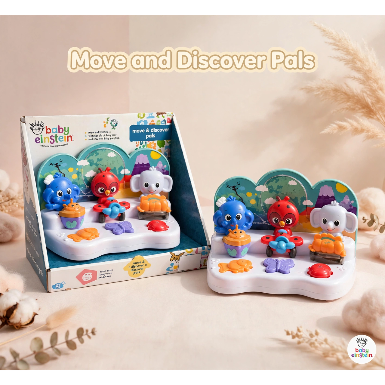 Baby Einstein Move and Discover Pals Baby Toy — hero