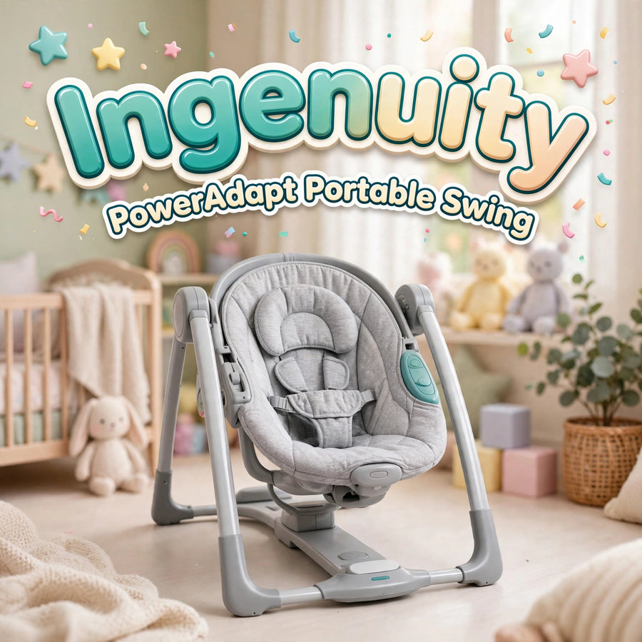 Ingenuity PowerAdapt Portable Baby Swing