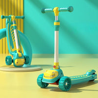 Thumbnail for Cartoon Face Manual Scooty For Kids
