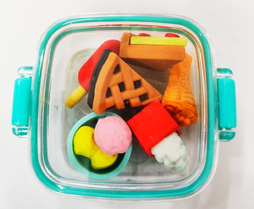 Fancy Food Erasers