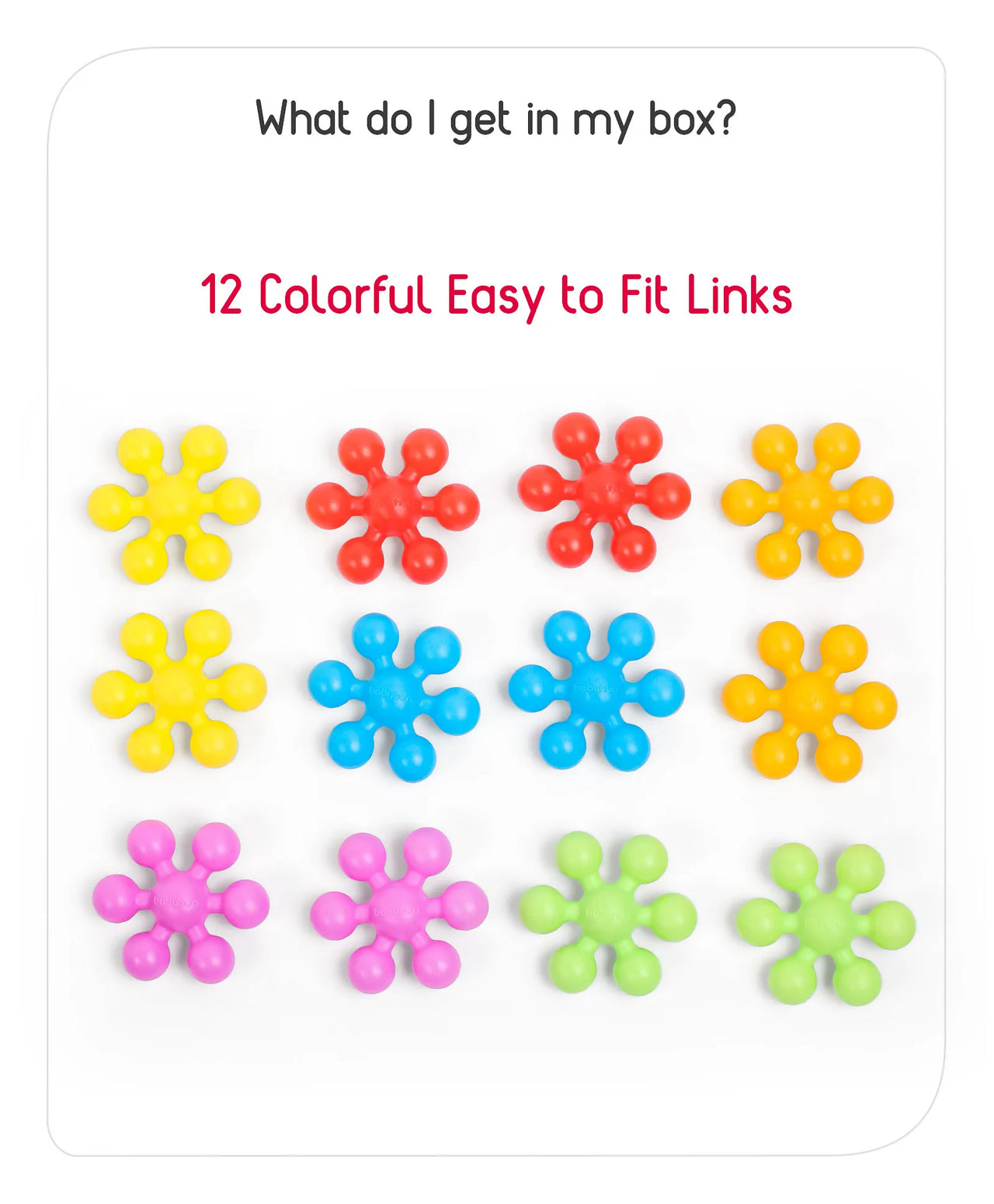 36 Piece Snowflake Building Block With 12 Different Color