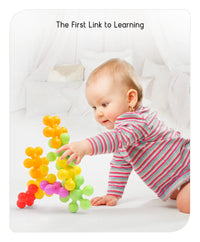 Thumbnail for 36 Piece Snowflake Building Block With 12 Different Color