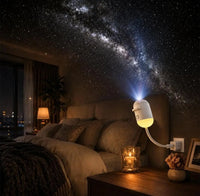 Thumbnail for 2 in 1 USB-Powered Moon Light Projector Night Lamp With 3 Different Disk