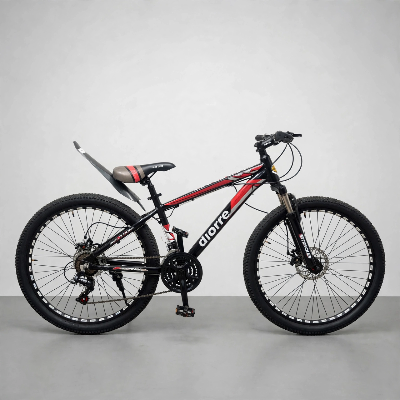 24-inch teen adult mountain bicycle - side view