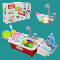 Thumbnail for Educational Kitchen Dishwasher Sink Playset