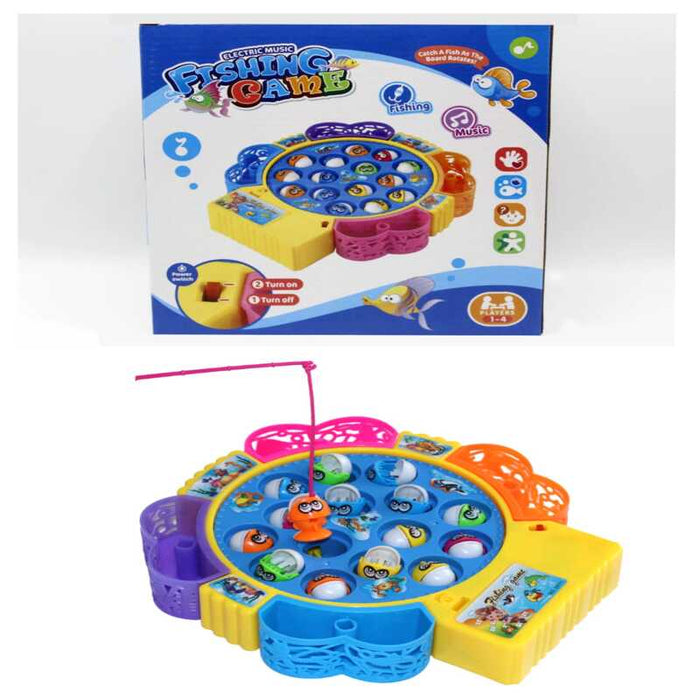 15Pcs Electric Musical Fishing Game