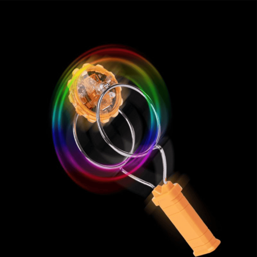 High Quality Magnetic Gyro Wheel LED Flashing Spinning Top