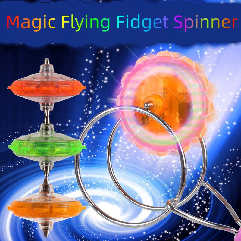 Magnetic Gyro Wheel LED Flashing Spinning Top
